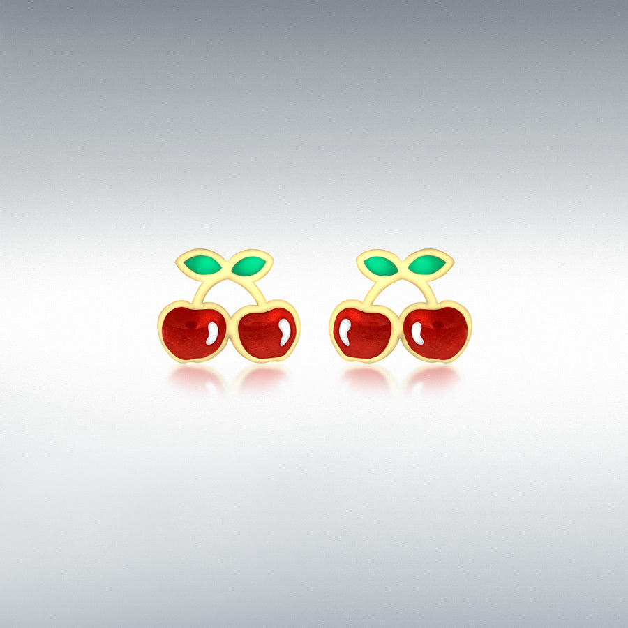 cherry earrings