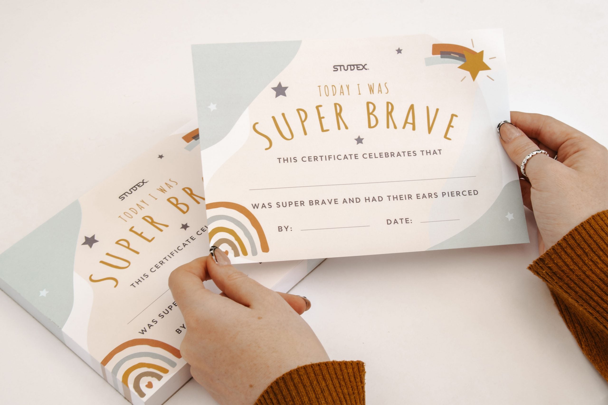 Super Brave certificate for children