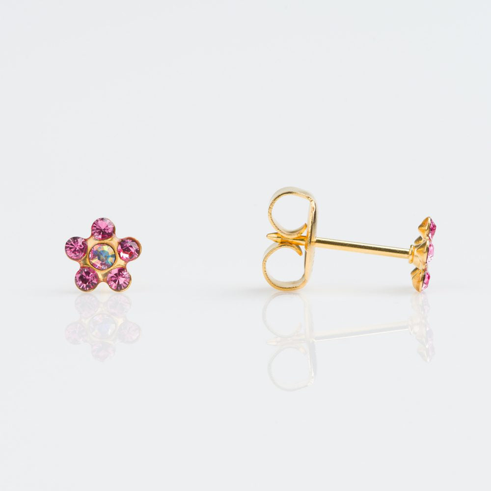 GOLD 6 STONE DAISY ROSE – AB CRYSTAL